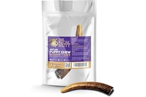 The Regal Mutt - Antler Puppy Chew - Bag of 1 - Suitable for Puppies & Smaller Dogs