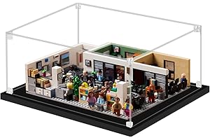 icuanuty Vitrine en acrylique pour Lego 21336 The Office, boîte de présentation anti-poussière pour modèles à collectionner (étui uniquement)