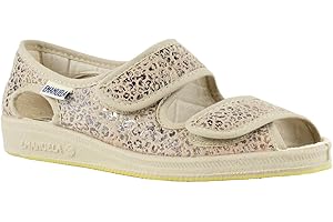 CALZATURIFICIO EMANUELA EMANUELA 667 Beige Cecile Scarpa Sandalo Donna Doppio Strappo Lavabili in Lavatrice A 30 Gradi