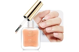 ‎MIZHSE MIZHSE Orange Nagelhärter Extra Stark für Brüchige Nägel 4 in 1 Nagelhärter mit Farbe für Repair und Protect, Rillenfüller für Nägel, Nail Growth Serum Nagelpflegeprodukte, TPOHEMA Frei Base Coat 16ML