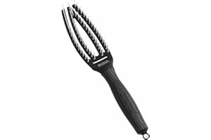 Olivia Garden Finger Small Cepillo - 100 gr, Todos los tipos de pelo, adultos unisex, negro