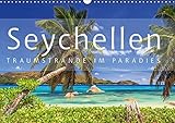 Seychellen Traumstrände im Paradies (Wandkalender 2016 DIN A3 quer): Fernweh Sommer Sonne Strand und Meer (Monatskalender, 14 Seiten) (CALVENDO Natur) by