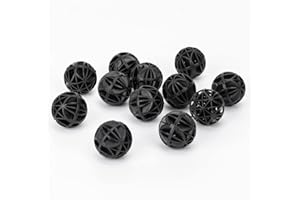 Nobleza - Acquario Filtro Bio, 12 Pezzi Bio Balls Sfere, Bio Filtro a Palle, Degradazione e filtrazione dei batteri digestivi, Bio Palle per la Pulizia di Filtrazione Riutilizzabile