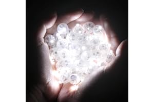 VICBOU Runde Ballon Licht 100 Stück,Mini LED Lichter Luftballons,Led Luftballoon Party Kaltes Weiß Licht,LED Ballons Lichter,Leuchtende Luftballons für Geburtstag Hochzeit Weihnachten Karneval Neujahr