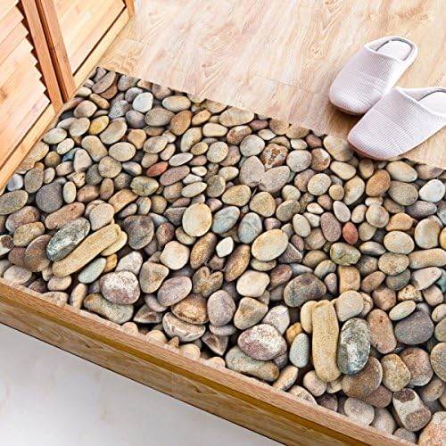 Creative Decorative Floor Stickers Pebbles Non-slip Waterproof Wear-resistant Environmental Protection Mural Stickers
