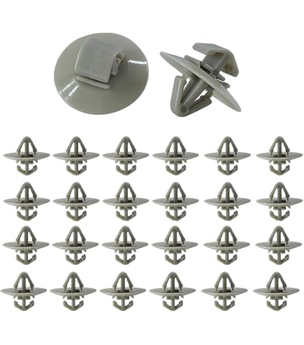 Clips Rail Vitre Porte - Lot De 4 - Compatible Isuzu D-Max Et Rodeo 2007-2011 - Blanc - Avec Vis Incluses - 4