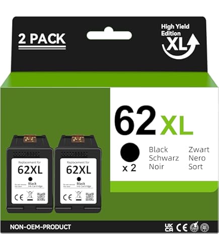 Huismerk HP 62XL Inktcartridge Zwart 3 kleuren (N9J71AE) Multipack Huismerk HP 62XL Inktcartridge Zwart 3 kleuren (N9J71AE) Multipack