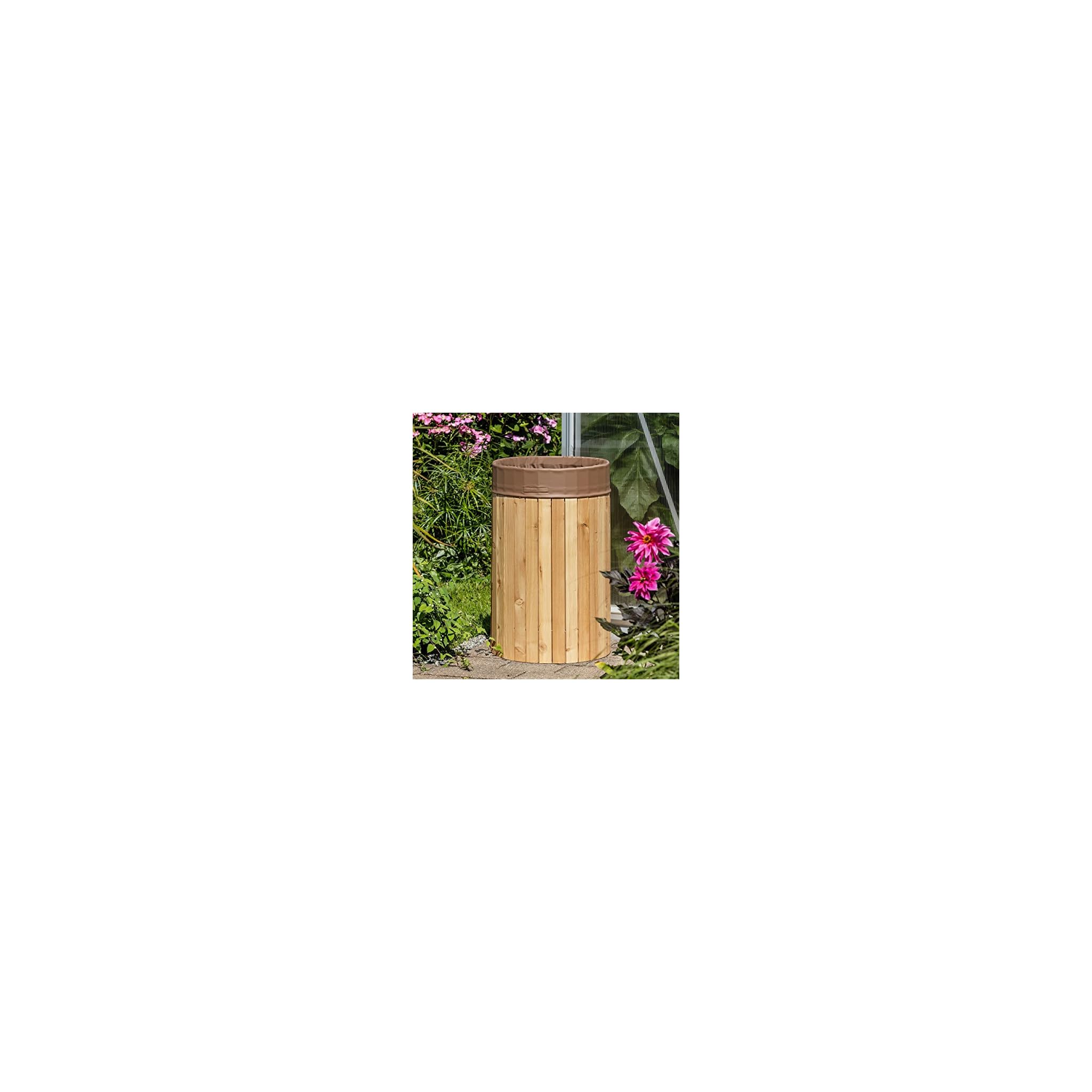 Ing. G. Beckmann KG Regenfass, natur, 112 x 112 x 88 cm, 800 L, FL80 - garten.im-shop.at