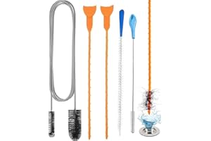 ANGELEMM Drain Unblocker Cleaner Brush Tool - 5PCS Shower Drain Unblocker Gunk Remover Kitchen Sink Unblocker Tool, Bathroom Hair Plug Hole Unblocker for Shower