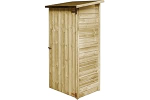 vidaXL Capanno Attrezzi Giardino Casetta Strumenti Deposito da Giardino Arredamento Patio Terrazza Esterni Legno di Pino Impregnato