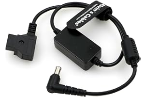 Alvin's Cables D-tap do DC Kabla Zasilającego do Sony FX6 FX9 Kamery Kąt Prosty DC do d-tap 19.5V Regulowany Kabel Wyjściowy 50cm | 19.7 cali