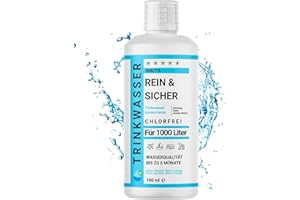 BMUT 1 x 100 ml de traitement de l'eau potable pour 1000 litres - Empêche les germes - Pur et sûr - Pour caravane, camping, réservoir, extérieur, urgence