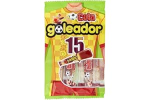 Goleador Cola Doppia Caramella Gommosa Gusto Cola, Confezione da 15 Caramelle Monopezzo Incartate Singolarmente