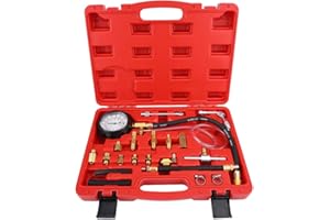 Fydun Kraftstoff Manometer Tester TU-114 in Kraftstoff Manometer Tester 90mm Einspritzpumpe Diagnosewerkzeug aus Kupferlegierung + Gummi