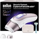 Braun IPL Skin i&middot;expert, Evde Lazerle T&uuml;y Alma, App ile, &Ccedil;anta, Gillette Venus, 2 Başlık, PL7211