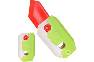 LERYVEO Fidget Giocattoli per Adulti | 3D Stampa Fidget Cutter Coltello Giocattolo | PIastic Fidget Toys Giocattoli sensoriali | Giocattolo Antistress per l'ansia per ADHD, ADD e autismi