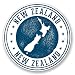 Produktbild 2 x Neuseeland Vinyl Aufkleber Aufkleber Laptop Reise Gepäck Auto Ipad Schild Fun # 6711 - 10cm/100mm Wide