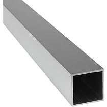 Asta Piatta In Alluminio 50x35 Mm AlMgSi0.5 – Lunghezza A Scelta (Profilo Industriale)