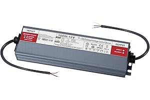 Wandering Star® Transformador 220V a 12V 100W 8,3A LED Driver, Exterior impermeable IP67 Fuente de Alimentación 220V a 12V DC Driver de Bajo Tensión Controlador LED Voltaje Constante