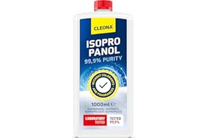 CLEONA Isopropanol Alkohol 99,9% Reinigungsmittel und Lösungsmittel - 1.000ml