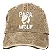 Produktbild Presock Papa Wolf Cotton Adjustable Cowboy Hat Baseball Caps for Man and Woman