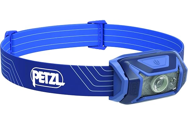 PETZL - TIKKA - Lampe Frontale - Activités Outdoor - Légère - Polyvalente - Homme/Femme - Bleu