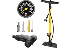 Bomba De Aire Bicicleta Optio Cycle Bomba Bicicleta 11 Bar/160 PSI | Bomba De Aire | Bomba Bici | Bomba Aire Bicicleta | Bomba Bicicleta MTB | Bomba Aire | Bomba De Inflar Bicicleta | Bomba Inflar