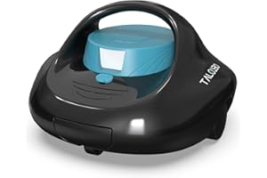 TALOSBO Pleco Se Poolroboter 130 Mins Reinigung, Poolsauger Akku mit 2.5h Aufladen, Automatische Poolreiniger Ideal für Oberirdische Pool bis zu 80 m²