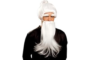 My Other Me - Peluca y barba de Fu Manchu, talla única (Viving Costumes MOM01391)