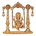 Brass 24 K Gold Plated With Stones Hindu God Shri Ganesh Car Dashboard Statue Lord Ganesha Idol Bhagwan Ganpati Handicraft Decorative Spiritual Puja Vastu Showpiece Figurine - Religious Pooja Gift Item & Murti for Mandir / Temple / Home Decor / Office / Study Table RS.481.00