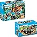 Produktbild PLAYMOBIL® Wild Life 2er Set 5557 5558 Abenteuer-Baumhaus + Abenteuer-Pickup