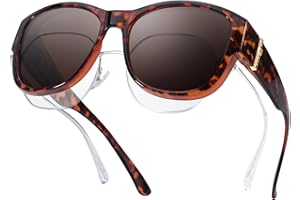 LVIOE Over Glasses Fit Over Sunglasses Polarized for Women, Trendy Sunglasses with UV400 Protection Lens
