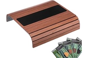 ‎KOS DESIGN Kos Design sofatablett für Couch - Tablett aus Bambus für armlehne, Sofa Butler armrest für Organisation, couchbutler, Tray Table fur armlehnen, iriserende kleuren sofatabletts mit Organizer