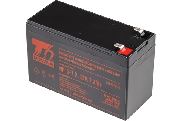 Jeu de Batteries T6 Power pour Eaton Ellipse ECO 650VA USB, VRLA, 12 V
