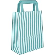 We Can Source It Ltd – Pink Candy Stripe Paper Carrier Bags