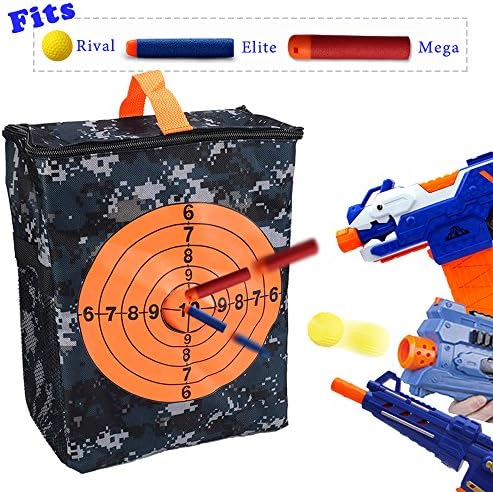 Keweni Target Pouch Storage Practice Carry Bag for Nerf N-strike Elite / Mega / Rival Series Blaster (Style B)