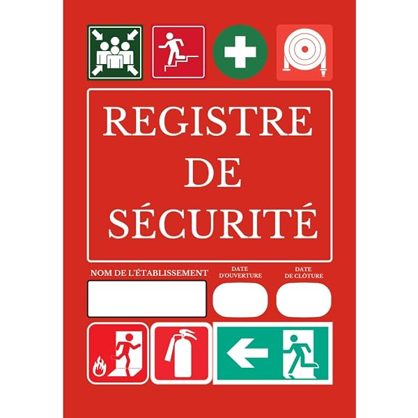 Registre Accessibilité ERP - Classeur 4 Anneaux Avec Pages - Conforme Législation Établissements Publics