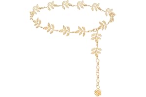 LIMHOO Metall Taille Ketten für Mode Damen Körper Gürtel Kette Gürtel für Kleid Vest Jeans