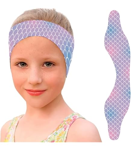 Lot de 2 Bandeaux d'Oreille en Néoprène pour Natation - Protection Auditive Réglable et Élastique - Pour Adultes (M Lot de 2 Bandeaux d'Oreille en Néoprène pour Natation - Protection Auditive Réglable et Élastique - Pour Adultes (M