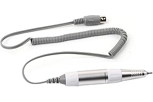 AKOZON Reemplazo de Pieza de Mano de Taladro de Uñas, Pluma de Repuesto de Taladro de Pedicura Pieza de Mano de Amoladora de Uñas 1 Pieza de Manicura Eléctrica Profesional
