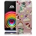 Produktbild LG X Power 2 Einhorn Baby Wolken Regenbogen Unicorn Süß Süße sweet Silikon Schutz-Hülle weiche Tasche Cover Case Bumper Etui Flip smartphone handy backcover Schutzhülle Handyhülle thematys®