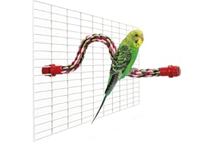 Cajou 3 er Pack Baumwollsitzstangen für Vögel (L 30 cm ø 1,2 cm)