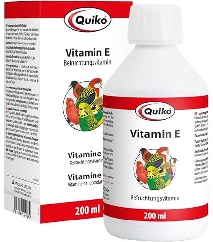 raff vitamina E liquida 25 ml per Canto e fertilita' per Uccelli da Gabbia e  voliera canarini esotici cardellini pappagalli : Amazon.it: Prodotti per  animali domestici