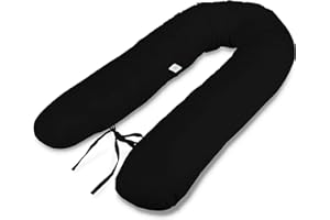 ‎EKM TRADE 180cm Typ V XL Stillkissen Schwangerschaftskissen Lagerungskissen Seitenschläferkissen Handmade 100% Zertifizierte Baumwolle Geräuschlos ekmTRADE (46)