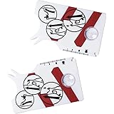 L.C. life Pack of 2 Tick Cards, Tick Card for Humans, with Magnifying Glass, Quickly and Gently Remove Ticks from Pet or Peop