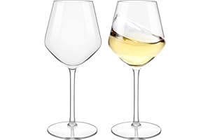 HAHASHOW Copas de Vino de Plástico Tritan Irrompible, Copas de Vino Tinto, 550ML Inastillable Juego de Vaso de Vino, Apto Para lavavajillas, Juego de 2