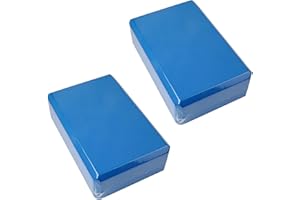 PENLIMLY Yoga Blöcke 2er Set, Hochdichte EVA Schaumstoff Yogaklotz Fitness Klotz, Yoga Klötze Yogablock für Yoga und Pilates, Meditation, Entspannung & Dehnhilfe, Yoga Würfel für Anfänger Fortgeschrittene