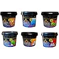 PUFF SMART Premium Herbal Flavor Pan Ras, Brain-O-Freeze, Double Apple, Orange Chill, Zafran Pan, Ice Cola 100G In Each Pack (Set of 6) (100% Nicotine and Tobacco Free)