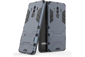 GOGME Funda para Huawei Mate 10 Pro, Soporte Plegable Case, Azul Marino