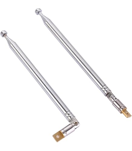 Lot De 2 Connecteurs Mâles D'antenne Téléscopique 7 Sections Pour Radio